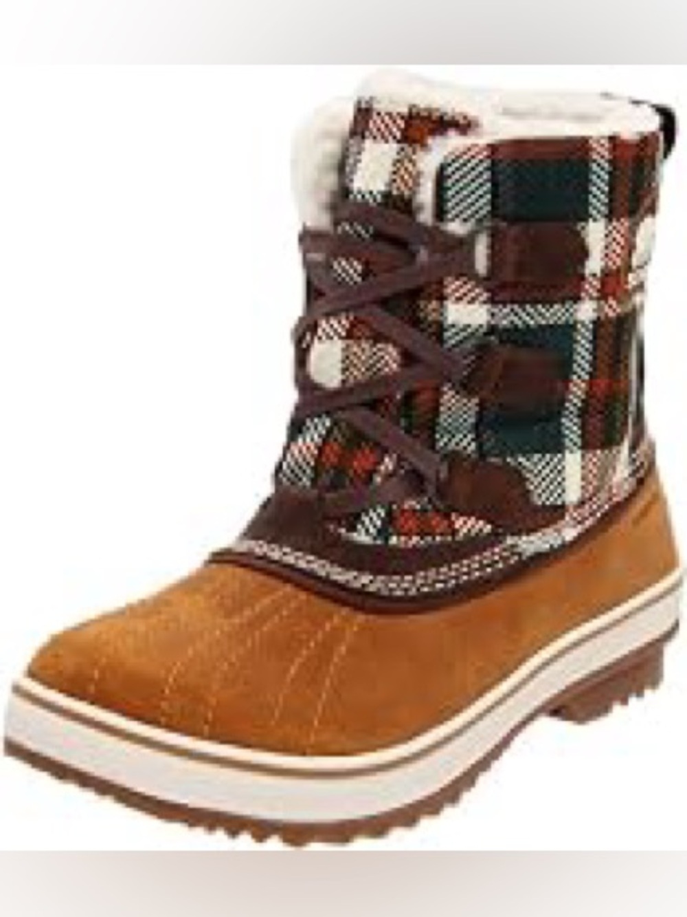 Sorel Tivoli Plaid Waterproof Snowboot